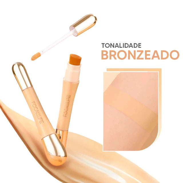 Corretivo Focallure 2 Em 1 - Anti Manchas E Rejuvenescedora